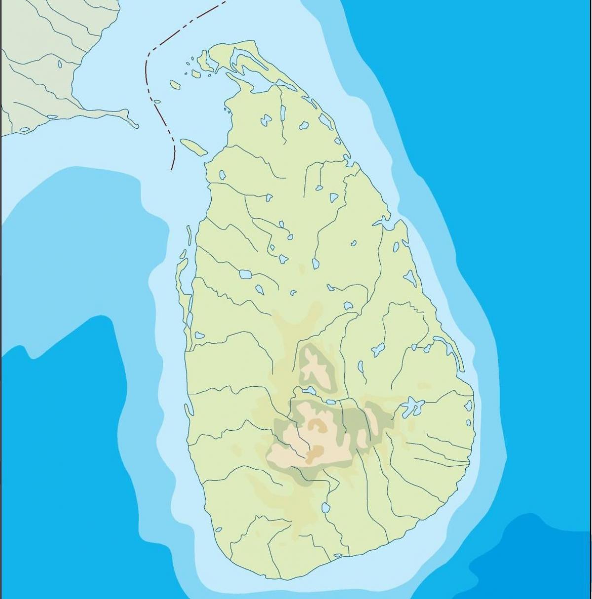 श्रीलंका वेक्टर नक्शे