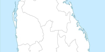 श्रीलंका के मानचित्र nidan