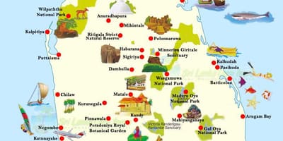 नक्शा unawatuna श्रीलंका